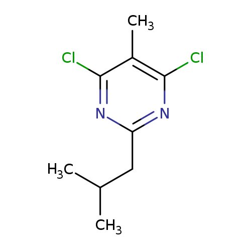 4,6-dichloro-5-methyl-2-(2-methylpropyl)pyrimidine