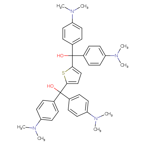 2,5-Thiophenedimethanol, α2,α2,α5,α5-tetrakis[4-(dimethylamino)phenyl]-