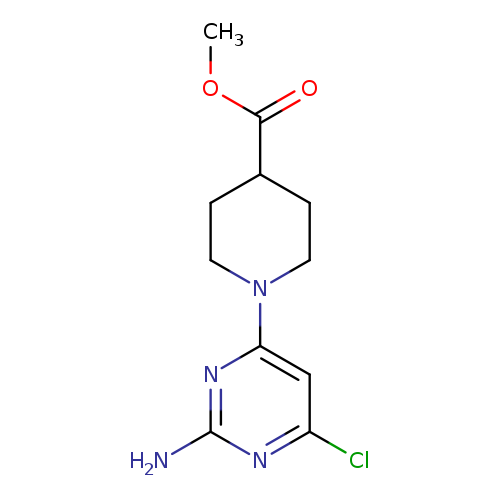 methyl 1-(2-amino-6-chloropyrimidin-4-yl)piperidine-4-carboxylate