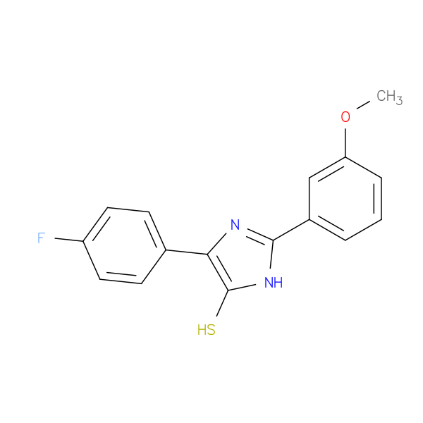 4-(4-Fluorophenyl)-2-(3-methoxyphenyl)-1h-imidazole-5-thiol