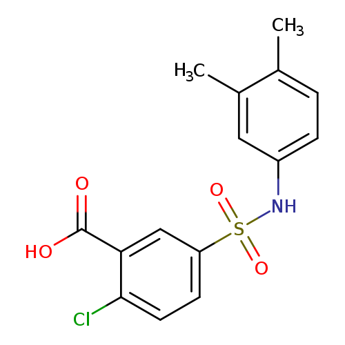 2-CHLORO-5-(3,4-DIMETHYL-PHENYLSULFAMOYL)-BENZOIC ACID