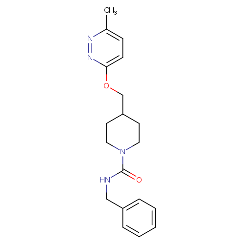 N-benzyl-4-{[(6-methylpyridazin-3-yl)oxy]methyl}piperidine-1-carboxamide
