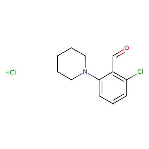 2-Chloro-6-(piperidin-1-yl)benzaldehyde hydrochloride