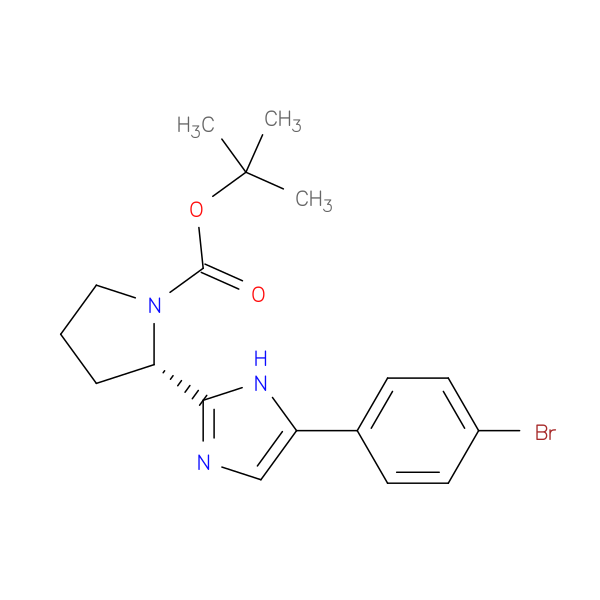 (S)-tert-Butyl 2-(5-(4-bromophenyl)-1H-imidazol-2-yl)pyrrolidine-1-carboxylate