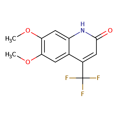 2(1H)-Quinolinone, 6,7-dimethoxy-4-(trifluoromethyl)-
