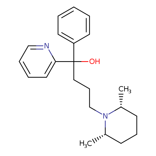 rel-4-((2S,6R)-2,6-Dimethylpiperidin-1-yl)-1-phenyl-1-(pyridin-2-yl)butan-1-ol