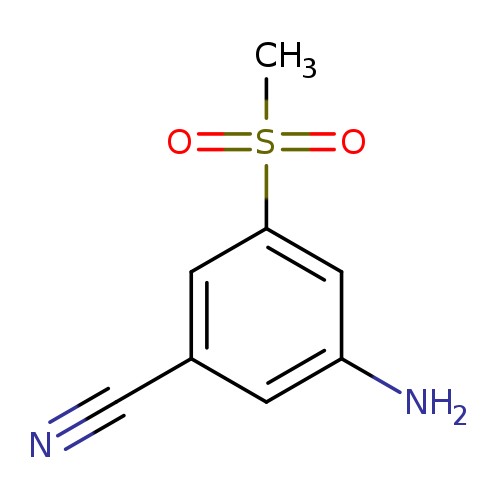 3-Amino-5-methanesulfonylbenzonitrile