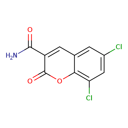 6,8-dichloro-2-oxo-2H-chromene-3-carboxamide
