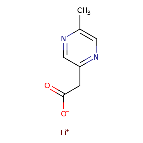 lithium(1+) ion 2-(5-methylpyrazin-2-yl)acetate
