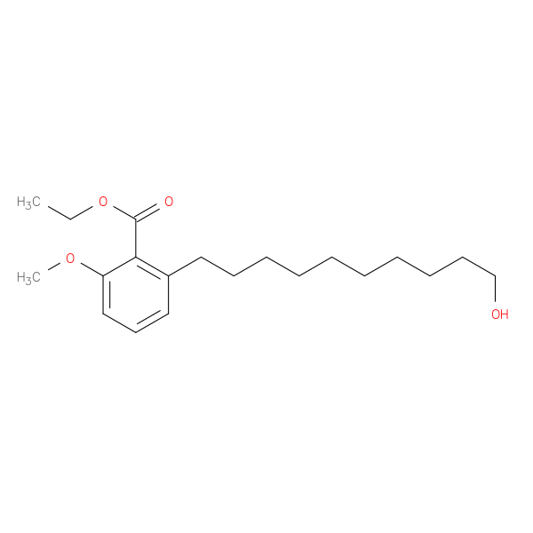 Ethyl 2-(10-hydroxydecyl)-6-methoxybenzoate