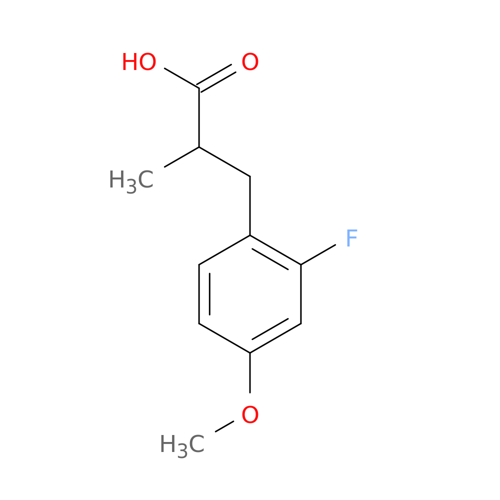 3-(2-Fluoro-4-methoxyphenyl)-2-methylpropanoic acid