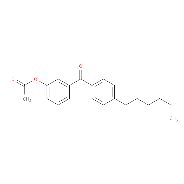 3-Acetoxy-4'-hexylbenzophenone