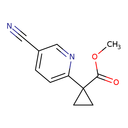 Methyl1-(5-cyanopyridin-2-yl)cyclopropane-1-carboxylate