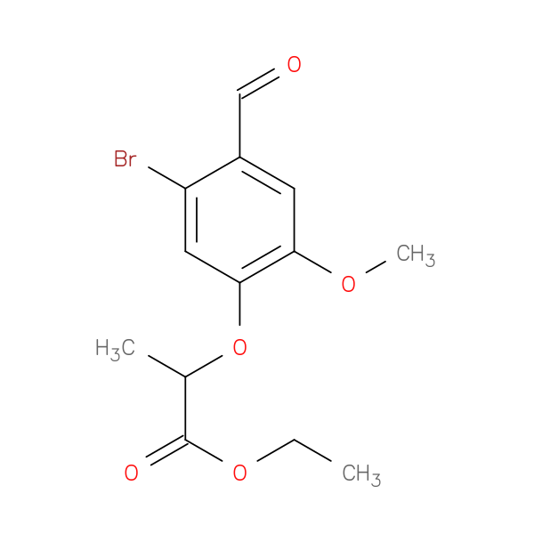 ethyl 2-(5-bromo-4-formyl-2-methoxyphenoxy)propanoate