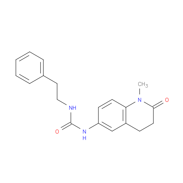 3-(1-methyl-2-oxo-1,2,3,4-tetrahydroquinolin-6-yl)-1-(2-phenylethyl)urea