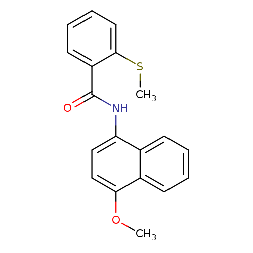 N-(4-methoxynaphthalen-1-yl)-2-(methylsulfanyl)benzamide