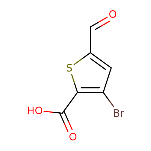 3-bromo-5-formylthiophene-2-carboxylicacid