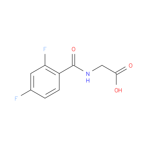 2-[(2,4-difluorophenyl)formamido]acetic acid