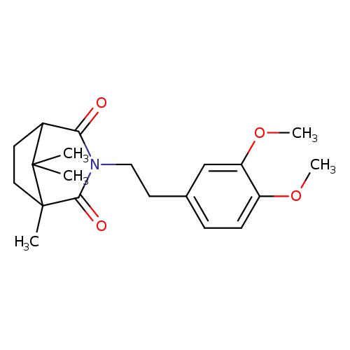 3-[2-(3,4-dimethoxyphenyl)ethyl]-1,8,8-trimethyl-3-azabicyclo[3.2.1]octane-2,4-dione