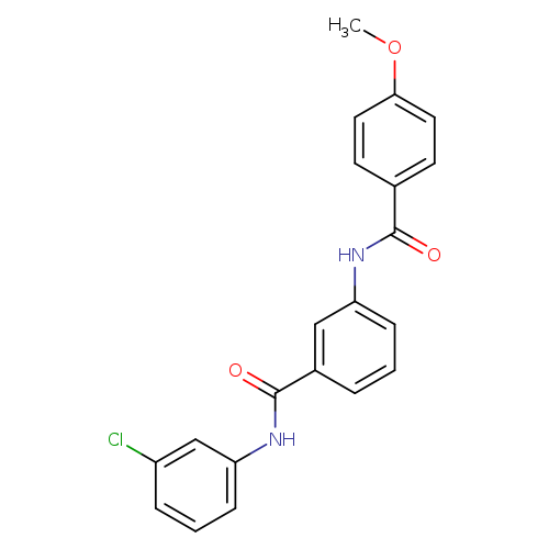 N-(3-chlorophenyl)-3-[(4-methoxybenzoyl)amino]benzamide
