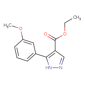 ethyl 5-(3-methoxyphenyl)-1H-pyrazole-4-carboxylate