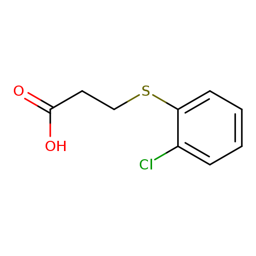 3-(2-CHLORO-PHENYLSULFANYL)-PROPANOIC ACID