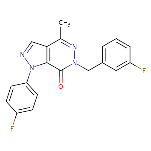 1-(4-fluorophenyl)-6-[(3-fluorophenyl)methyl]-4-methyl-1H,6H,7H-pyrazolo[3,4-d]pyridazin-7-one