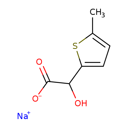 sodium 2-hydroxy-2-(5-methylthiophen-2-yl)acetate