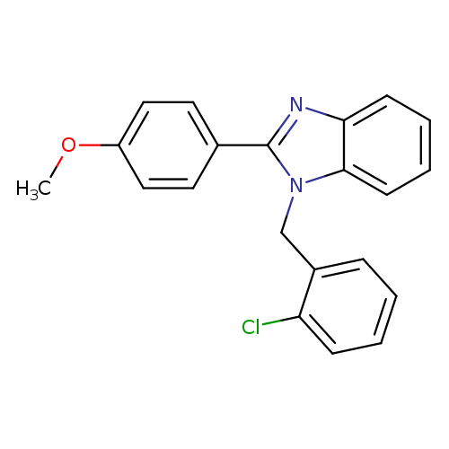 1-[(2-chlorophenyl)methyl]-2-(4-methoxyphenyl)-1H-1,3-benzodiazole