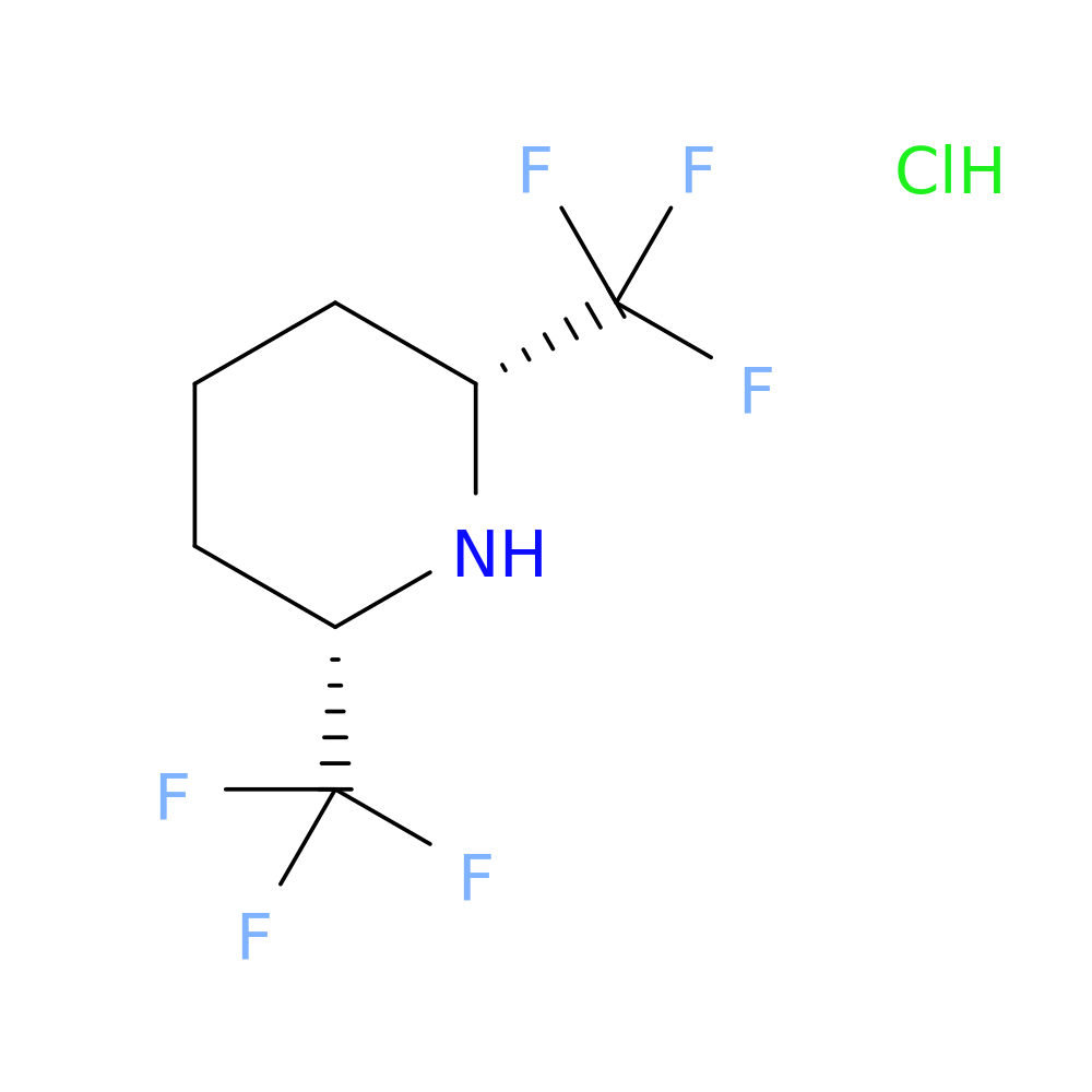 (2R,6S)-2,6-Bis(trifluoromethyl)piperidine hydrochloride
