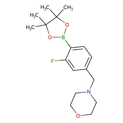 4-(3-Fluoro-4-(4,4,5,5-tetramethyl-1,3,2-dioxaborolan-2-yl)benzyl)morpholine