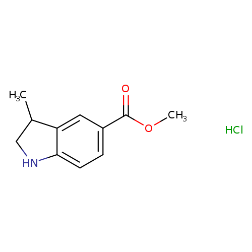 methyl3-methyl-2,3-dihydro-1H-indole-5-carboxylatehydrochloride