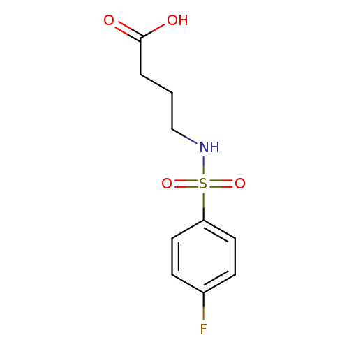 4-([(4-Fluorophenyl)sulfonyl]amino)butanoic acid