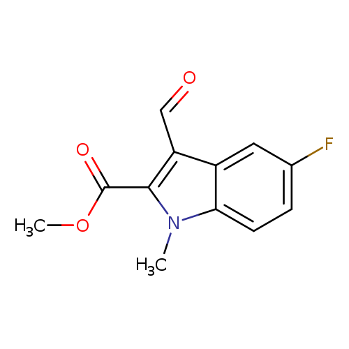 methyl 5-fluoro-3-formyl-1-methyl-1H-indole-2-carboxylate