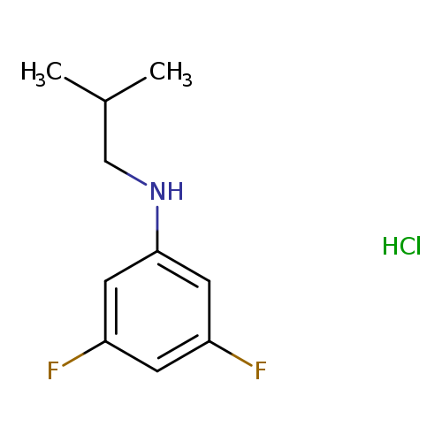 3,5-difluoro-N-(2-methylpropyl)aniline hydrochloride