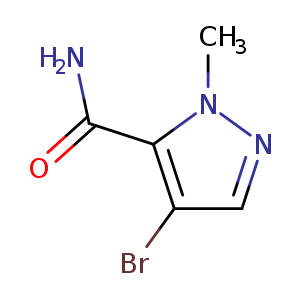 4-bromo-1-methyl-1H-pyrazole-5-carboxamide