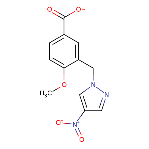 4-Methoxy-3-(4-nitro-pyrazol-1-ylmethyl)-benzoic acid