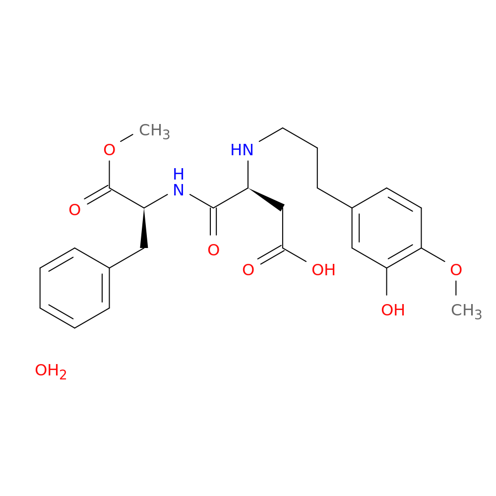 (S)-3-((3-(3-Hydroxy-4-methoxyphenyl)propyl)amino)-4-(((S)-1-methoxy-1-oxo-3-phenylpropan-2-yl)amino)-4-oxobutanoic acid hydrate
