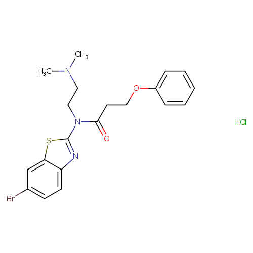 N-(6-bromo-1,3-benzothiazol-2-yl)-N-[2-(dimethylamino)ethyl]-3-phenoxypropanamide hydrochloride