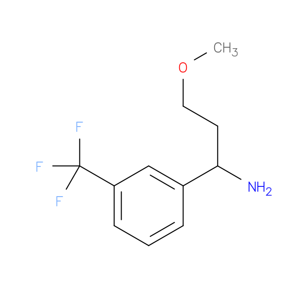 3-Methoxy-1-[3-(trifluoromethyl)phenyl]propan-1-amine