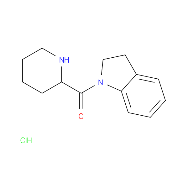1-(piperidine-2-carbonyl)-2,3-dihydro-1H-indole hydrochloride