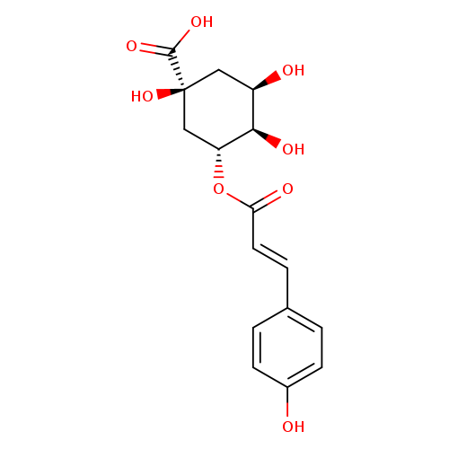 (1R,3S,4R,5S)-1,3,4-trihydroxy-5-[(E)-3-(4-hydroxyphenyl)prop-2-enoyl]oxy-cyclohexane-1-carboxylic acid
