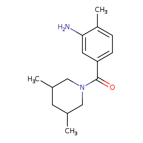 5-(3,5-dimethylpiperidine-1-carbonyl)-2-methylaniline