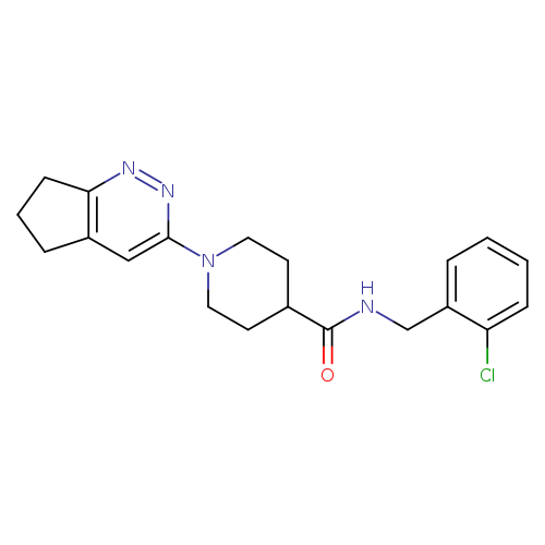 N-[(2-chlorophenyl)methyl]-1-{5H,6H,7H-cyclopenta[c]pyridazin-3-yl}piperidine-4-carboxamide