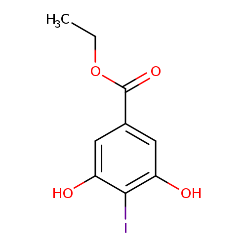ethyl 3,5-dihydroxy-4-iodobenzoate