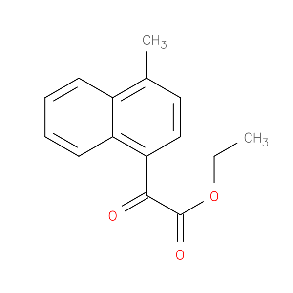 Ethyl 4-methyl-1-naphthoylformate