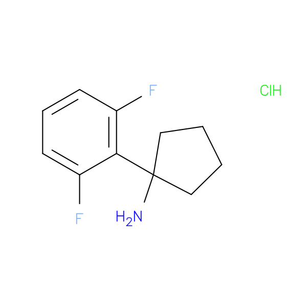 1-(2,6-difluorophenyl)cyclopentan-1-amine hydrochloride