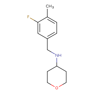 N-[(3-Fluoro-4-methylphenyl)methyl]oxan-4-amine