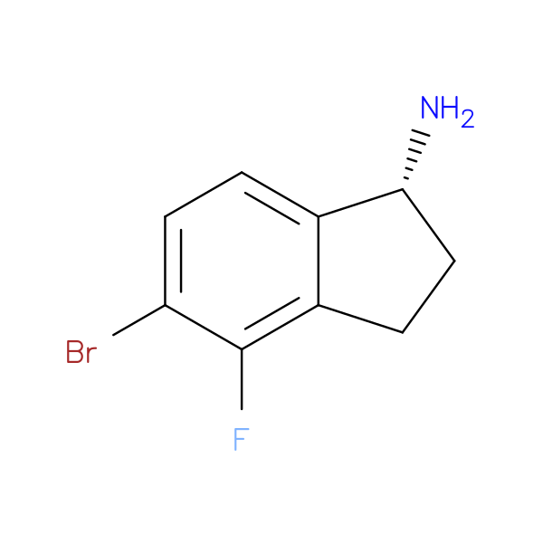 (R)-5-Bromo-4-fluoro-2,3-dihydro-1H-inden-1-amine