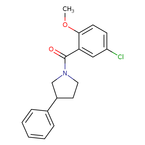1-(5-chloro-2-methoxybenzoyl)-3-phenylpyrrolidine